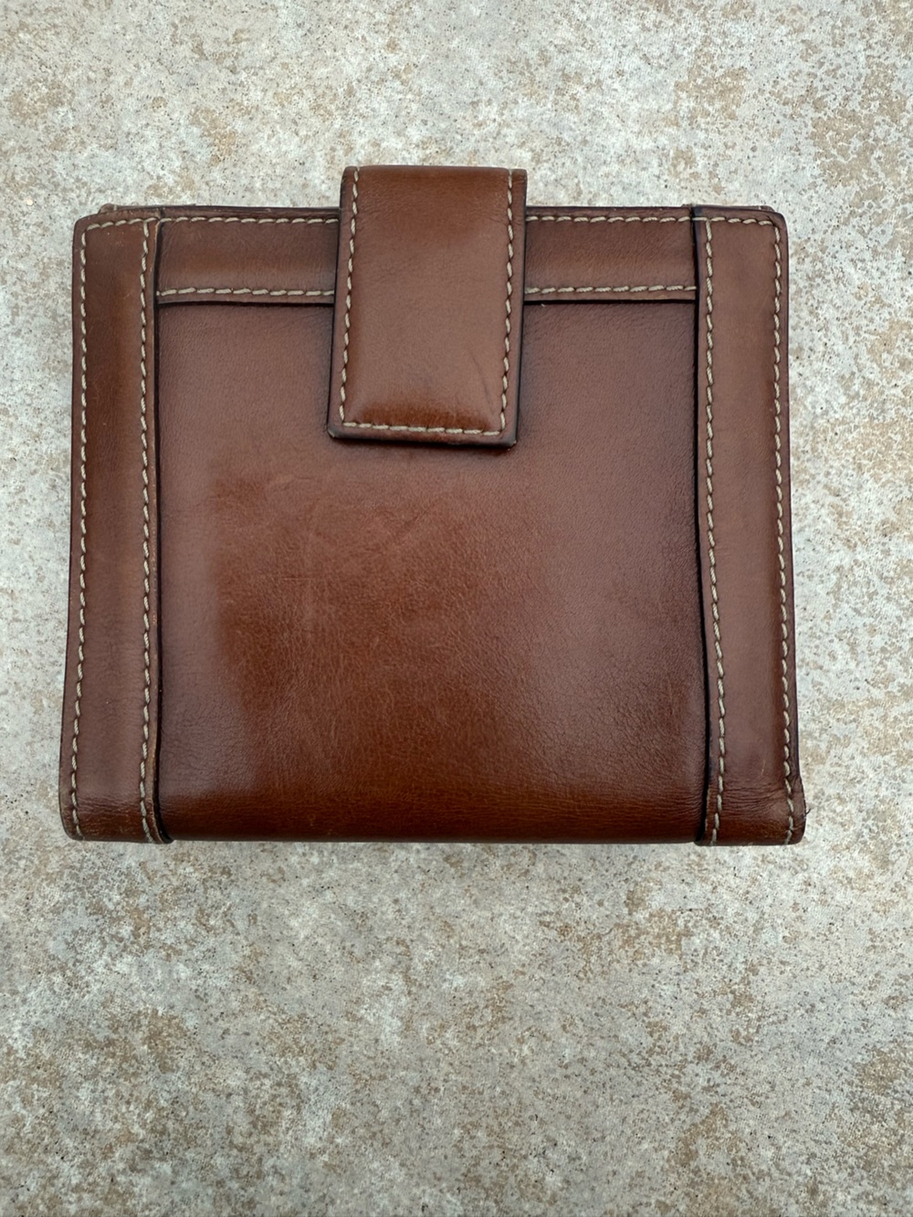 Gucci Brown Leather Men's Bifold Wallet with Gold-Tone Snap - Picture 6 of 16
